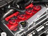 ES#2713445 - 002598ECS19AKT - 2.0T Coil Pack Conversion Kit - Stage 2 - Includes wrinkle red conversion plate -w- red 2.0T coils and red hold down kit - Assembled By ECS - Audi Volkswagen