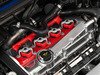 ES#2713441 - 002598ECS20AKT - 2.0T Coil Pack Conversion Kit - Stage 2 - Includes wrinkle red conversion plate -w- red 2.0T coils and silver hold down kit - Assembled By ECS - Audi Volkswagen