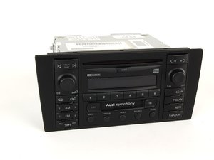 ES#429216 - 8D0035195AX - Remanufactured Head Unit - Symphony 1 - (NO LONGER AVAILABLE) - Featuring an in-dash CD & cassette player - Genuine Volkswagen Audi - 