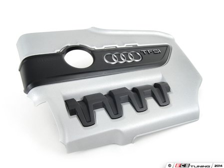 ES#2084811 - 06F103925J - Engine Cover - Includes Audi rings and connector bushings - Genuine Volkswagen Audi - Audi