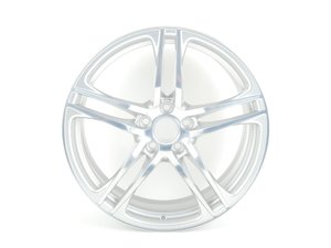 ES#1877895 - 420601025AC - 19" dual 5 spoke parallel wheel - Front - Priced Each - 19"x8.5" ET42 5x112 Silver/machined face - Genuine Volkswagen Audi - Audi
