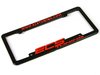 ES#5715 - ECS-LP-FRAME-RED - ECS Tuning License Plate Frame - Red - Black fade resistant plastic frame with raised letters - ECS - Audi BMW Volkswagen Mercedes Benz MINI Porsche