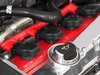ES#2713439 - 002598ECS21AKT - 2.0T Coil Pack Conversion Kit - Stage 1 - Includes wrinkle red conversion plate -w- black 2.0T coils - Assembled By ECS - Audi Volkswagen