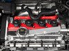 ES#2713438 - 002598ECS22AKT - 2.0T Coil Pack Conversion Kit - Stage 2 - Includes wrinkle red conversion plate -w- black 2.0T coils and black hold down kit - Assembled By ECS - Audi Volkswagen