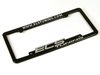 ES#5714 - ECS-LP-FRAME-SLV - ECS Tuning License Plate Frame - Silver - Black fade resistant plastic frame with raised letters - ECS - Audi BMW Volkswagen Mercedes Benz MINI Porsche