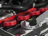 ES#2713430 - 002598ECS09AKT - 2.0T Coil Pack Conversion Kit - Stage 1 - Includes anodized black conversion plate -w- red 2.0T coils - Assembled By ECS - Audi Volkswagen