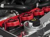 ES#2713436 - 002598ECS11AKT - 2.0T Coil Pack Conversion Kit - Stage 2 - Includes anodized black conversion plate -w- red 2.0T coils and red hold down kit - Assembled By ECS - Audi Volkswagen
