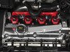 ES#2713436 - 002598ECS11AKT - 2.0T Coil Pack Conversion Kit - Stage 2 - Includes anodized black conversion plate -w- red 2.0T coils and red hold down kit - Assembled By ECS - Audi Volkswagen