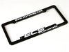 ES#5718 - ECS-LP-FRAME-WHT - ECS Tuning License Plate Frame - White - Black fade resistant plastic frame with raised letters - ECS - Audi BMW Volkswagen Mercedes Benz MINI Porsche