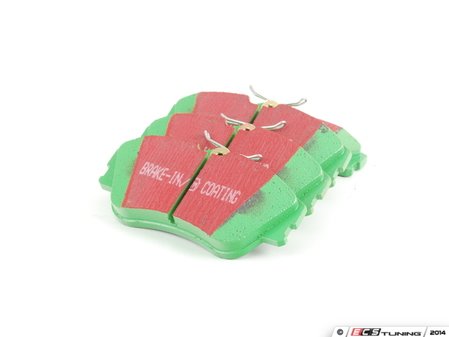 ES#521159 - DP61030 - GreenStuff Performance Brake Pads - Front - Designed as a mildly upgraded pad, great for an afternoon of sporty driving. - EBC - Volkswagen
