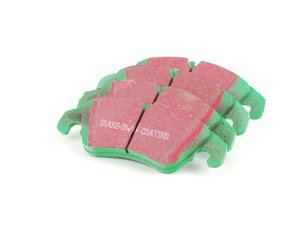 ES#2070705 - DP21986 - Front GreenStuff Performance Brake Pad Set - Mildly upgraded pad, great for an afternoon of sporty driving. - EBC - Audi