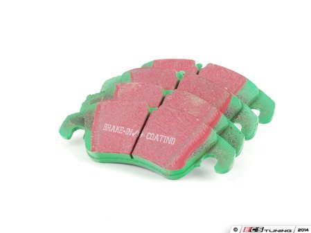 ES#2070705 - DP21986 - Front GreenStuff Performance Brake Pad Set - Mildly upgraded pad, great for an afternoon of sporty driving. - EBC - Audi