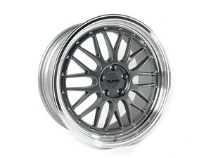 ES#2718695 - 020-3GMKT1 - 19" Style 020 Wheels - Set Of Four - (NO LONGER AVAILABLE) - 19"x8.5" ET35 5x112 - Gunmetal/Polished Lip - Alzor - 