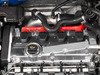 ES#2713423 - 002598ECS05AKT - 2.0T Coil Pack Conversion Kit - Stage 1 - Includes wrinkle black conversion plate -w- black 2.0T coils - Assembled By ECS - Audi Volkswagen