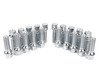 ES#2678093 - 002411ECS01AKT -  Wheel Spacer Flush Fit Kit - Polished Bolts - Includes spacers & Polished bolts to obtain a flush look on your OE 19" 'Peeler' style wheels - ECS - Audi