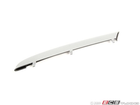 ES#74789 - 51117181357 - Front Bumper Trim - Left - White Aluminum. Located on the left side of the front bumper - Genuine BMW - BMW