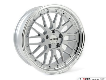 ES#2719034 - 020-12KT6 - 18" Style 020 Wheels - Set Of Four - 18"x8" ET35 5x112 - Silver with Machined Lip - Alzor - Audi Volkswagen