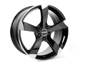 ES#2719102 - 628-5kt - 19" Style 628 Wheels - Set Of Four - (NO LONGER AVAILABLE) - 19"x8.5" ET33 5x112 - Gloss Black/Machined Face - Alzor - 
