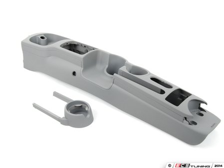 ES#2063837 - 1C0898003 - New Beetle Center Console Conversion - Flannel Grey - (NO LONGER AVAILABLE) - Complete conversion to add center cupholders to early New Beetle - Genuine Volkswagen Audi - 