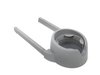 ES#2063837 - 1C0898003 - New Beetle Center Console Conversion - Flannel Grey - (NO LONGER AVAILABLE) - Complete conversion to add center cupholders to early New Beetle - Genuine Volkswagen Audi - 