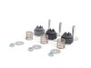 ES#399015 - 4Z7698505 - Air Compressor Mount Kit - All hardware and bushings to mount the air compressor - Genuine Volkswagen Audi - Audi