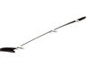 ES#74790 - 51117181358 - Front Bumper Trim - Right - White Aluminum. Located on the right side of the front bumper - Genuine BMW - BMW