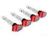 ES#2065380 - 06E898001 -  Coil Pack - Set Of Four - Dress up your engine bay with these red colored coil packs - NFIS Original Equipment - Audi Volkswagen