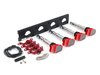 ES#2713422 - 002598ECS03AKT - 2.0T Coil Pack Conversion Kit - Stage 2 - Includes wrinkle black conversion plate -w- red 2.0T coils and red hold down kit - Assembled By ECS - Audi Volkswagen