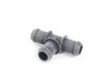 ES#38359 - 17127518615 - T Connector - Lower - Located on the lower side with equal size openings - Genuine MINI - MINI