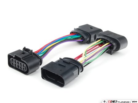 ES#205041 - 1j0998004 - "Power Up" 10-10 Pin Harness - Pair - ECS tuning 10-10 pin headlight adapters to power up your leveling motors. - ECS - 