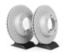 ES#2594725 - 98661236500RPKT - Rear Brake Service Kit - Featuring Zimmerman Z-Coated rotors and Hawk HPS brake pads - Assembled By ECS - Porsche