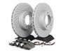 ES#2594702 - 99735193905FPKT - Front Brake Service Kit - Featuring Zimmerman Z-Coated rotors and Hawk HPS brake pads - Assembled By ECS - Porsche