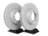 ES#2594702 - 99735193905FPKT - Front Brake Service Kit - Featuring Zimmerman Z-Coated rotors and Hawk HPS brake pads - Assembled By ECS - Porsche