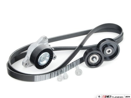 ES#2718484 - 2722000270KT1 -     Accessory Belt Kit - Includes belt tensioner, all pulleys, belt, and hardware - Genuine Mercedes Benz - Mercedes Benz