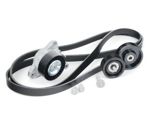 ES#2718486 - 2722000270KT2 -   Accessory Belt Kit - Includes belt tensioner, all pulleys, belt, and hardware - Genuine Mercedes Benz - Mercedes Benz