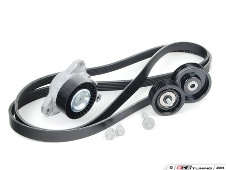 ES#2718486 - 2722000270KT2 -   Accessory Belt Kit - Includes belt tensioner, all pulleys, belt, and hardware - Genuine Mercedes Benz - Mercedes Benz