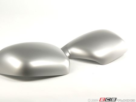 ES#414251 - 7L0072530666 - Aluminum Look Mirror Caps (PART IS NO LONGER AVAILABLE) - A easy way to change the exterior of your Touareg - Genuine Volkswagen Audi - 