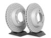 ES#2594740 - 98735240301PERKT - Performance Front & Rear Brake Service Kit - Featuring Zimmerman Z-Coated rotors and Hawk HPS brake pads - Assembled By ECS - Porsche