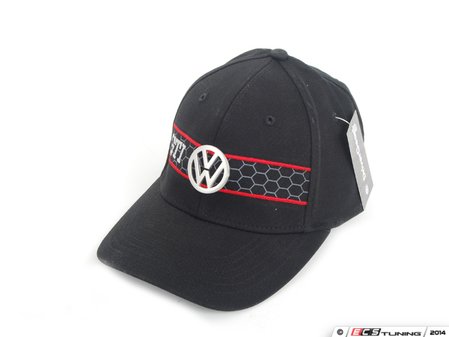 ES#2137671 - DRG014690 - GTI Grill / Badge Cap - Black - (NO LONGER AVAILABLE) - Featuring the MKVI grill design with "VW" and "GTI" emblem - Genuine Volkswagen Audi - 