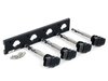 ES#2713396 - 002598ECS05KT - 2.0T Coil Pack Conversion Kit - Stage 1 - Includes wrinkle black conversion plate -w- black 2.0T coils - ECS - Audi Volkswagen