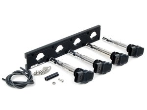 ES#2713423 - 002598ECS05AKT - 2.0T Coil Pack Conversion Kit - Stage 1 - Includes wrinkle black conversion plate -w- black 2.0T coils - Assembled By ECS - Audi Volkswagen