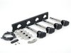 ES#2713429 - 002598ECS08AKT - 2.0T Coil Pack Conversion Kit - Stage 2 - Includes wrinkle black conversion plate -w- black 2.0T coils and black hold down kit - Assembled By ECS - Audi Volkswagen
