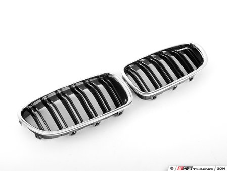 ES#2712706 - 51138057224KT - Competition Package Kidney Grille - Set - From the M5 Competition package with double slate grilles - Genuine BMW - BMW