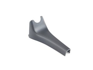 ES#462173 - 8T08575934PK - Rear View Mirror Trim Cover - Sabre (Black) - Upper trim piece that covers wiring running up the windshield to the headliner - Genuine Volkswagen Audi - Audi