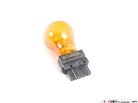 ES#6312 - 3157NA - E39 3157 Dual Filament Bulb - Amber - Priced Each - Get your exterior lights shining bright again. 12V-27/7W - Osram Sylvania - BMW Volkswagen