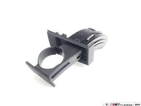 ES#82116 - 51163417439 - Black Cup Holder - Passenger - Mounted in the far right of the dashboard - Genuine BMW - BMW