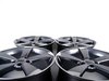ES#2724024 - 628-9KT - 19" Style 628 Wheels - Set Of Four - 19"x8.5" ET35 5x112 - Gloss Gunmetal/Machined Face - Alzor - Audi MINI
