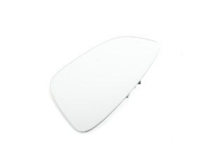 ES#2227773 - 5C6857521D - Heated Mirror Glass - Left - New factory mirror glass for your driver side mirror housing - Genuine Volkswagen Audi - Volkswagen