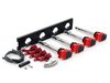 ES#2713436 - 002598ECS11AKT - 2.0T Coil Pack Conversion Kit - Stage 2 - Includes anodized black conversion plate -w- red 2.0T coils and red hold down kit - Assembled By ECS - Audi Volkswagen