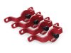 ES#2713445 - 002598ECS19AKT - 2.0T Coil Pack Conversion Kit - Stage 2 - Includes wrinkle red conversion plate -w- red 2.0T coils and red hold down kit - Assembled By ECS - Audi Volkswagen